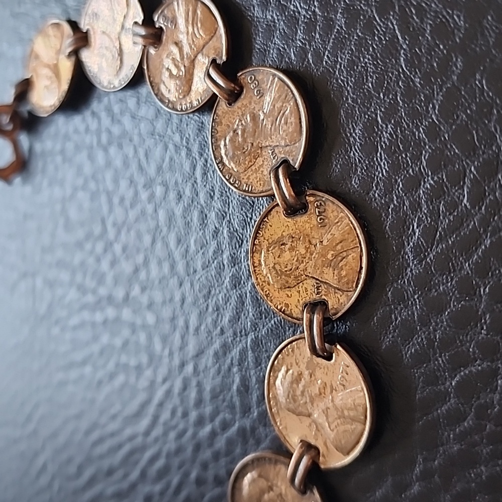 Vintage Copper Penny Bracelet